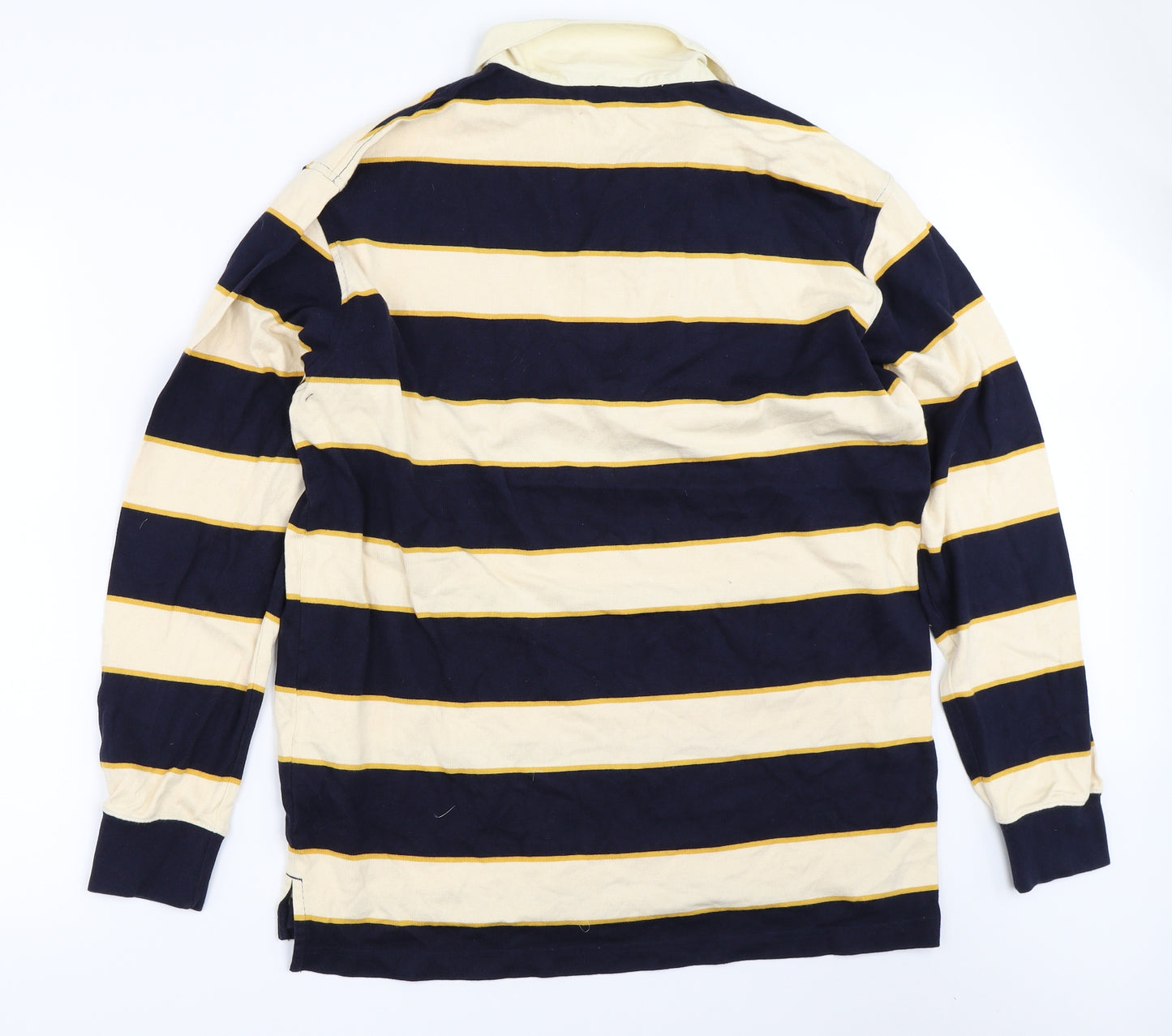 Uniqlo Mens Blue Striped   Polo Size XL