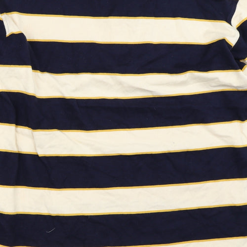 Uniqlo Mens Blue Striped   Polo Size XL