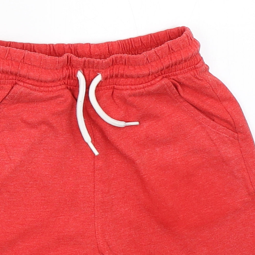 TU Boys Red   Sweat Shorts Size 3-4 Years