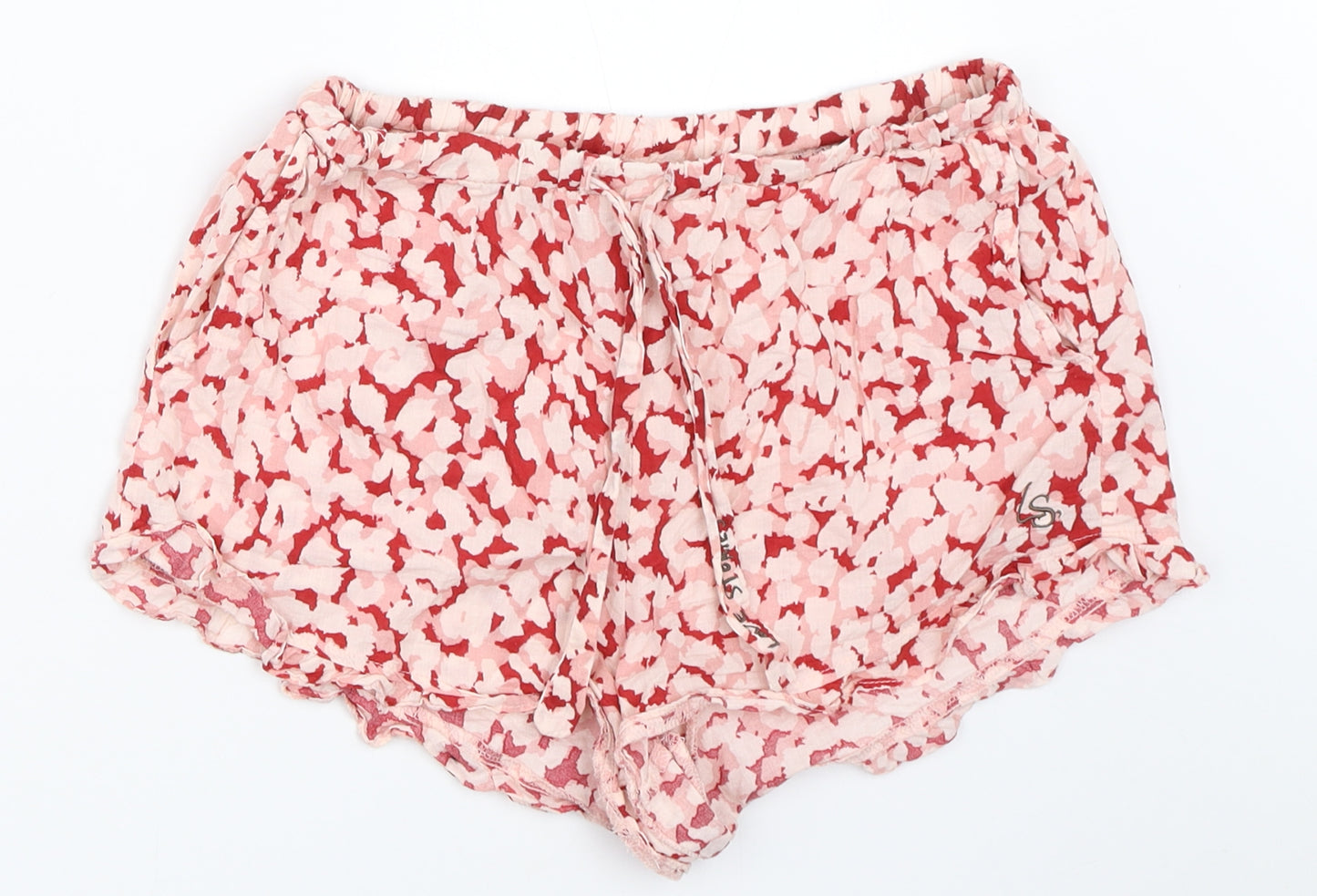 H&M Womens Pink Solid  Top Pyjama Pants Size XS  - pyjama shorts