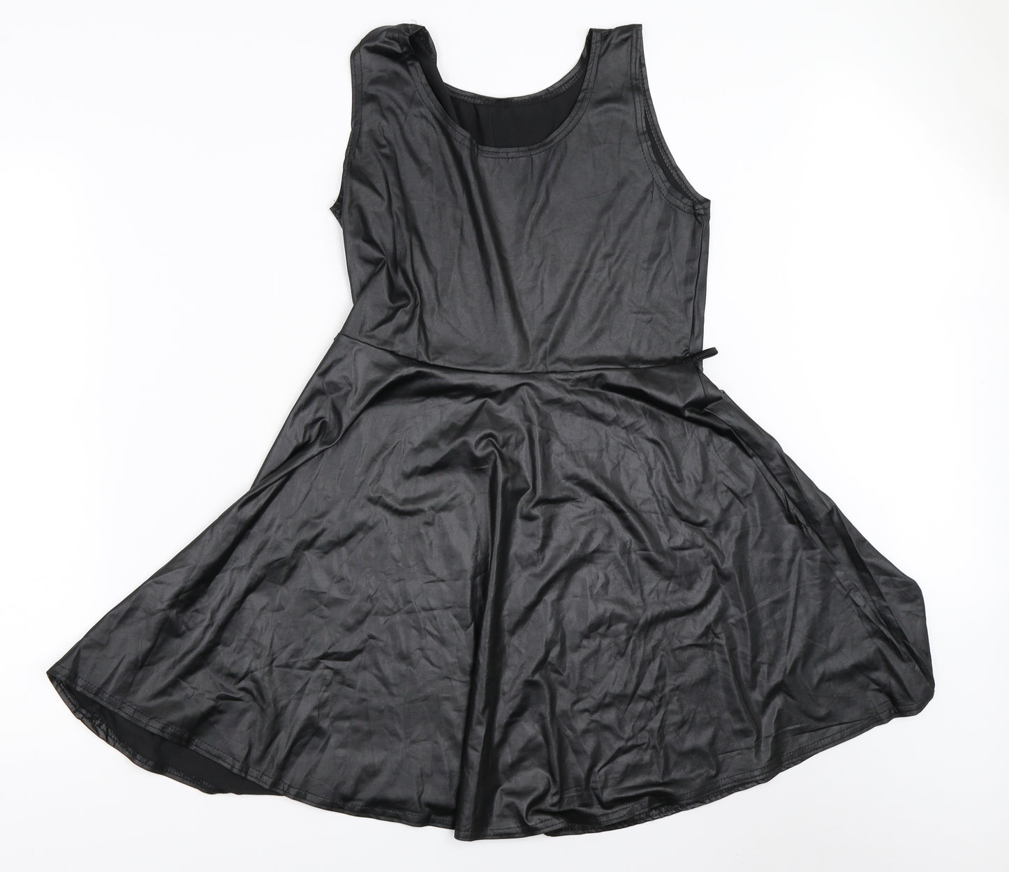 Preworn Womens Black   Skater Dress  Size S
