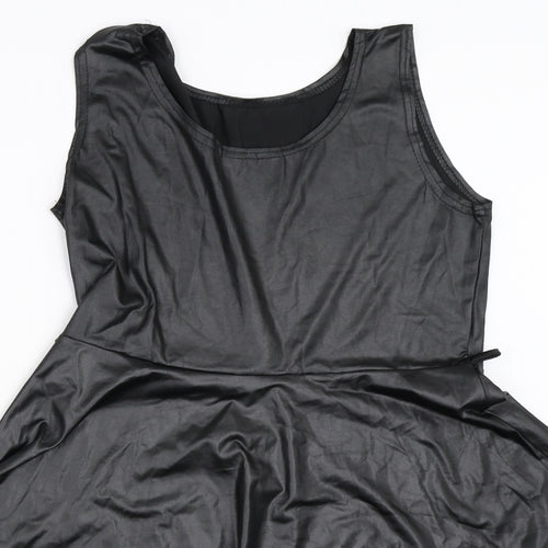 Preworn Womens Black   Skater Dress  Size S