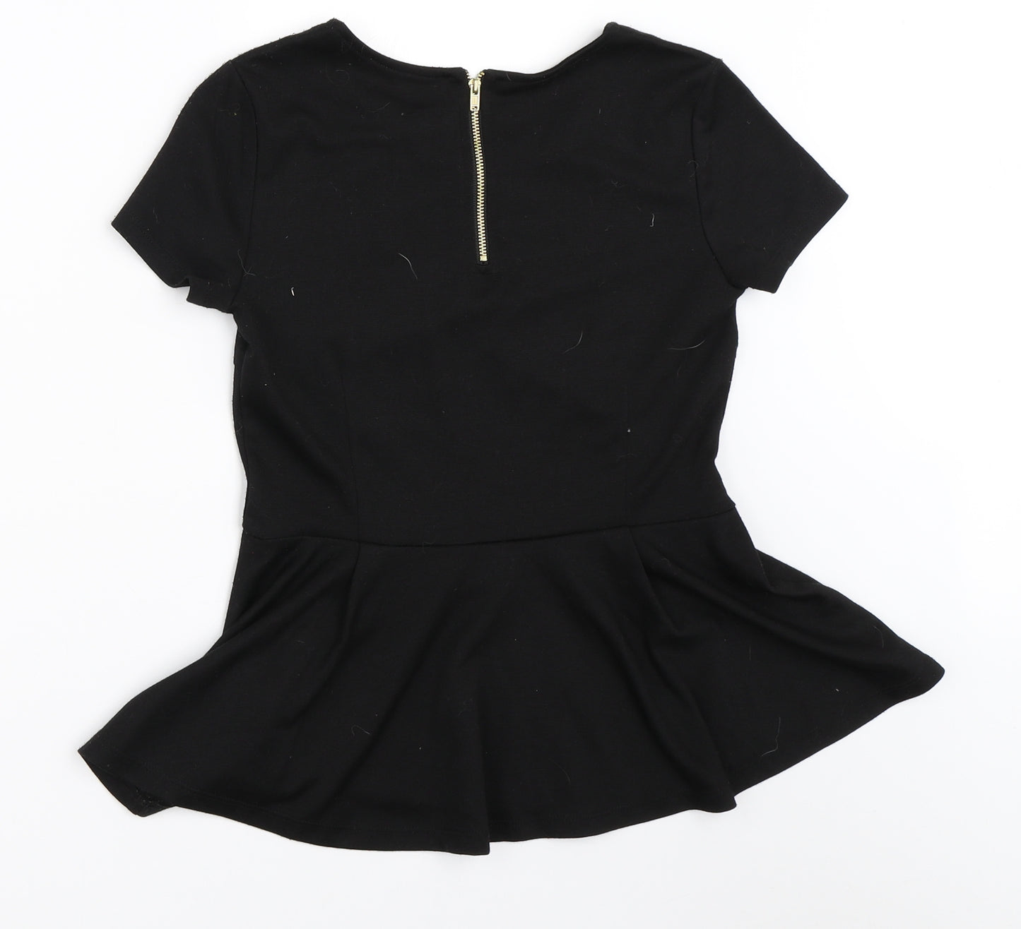 ESMARA Womens Black   Basic Blouse Size XS