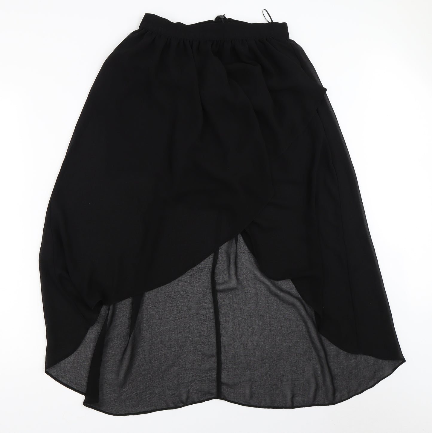 Miss Selfridge Womens Black   Wrap Skirt Size 10