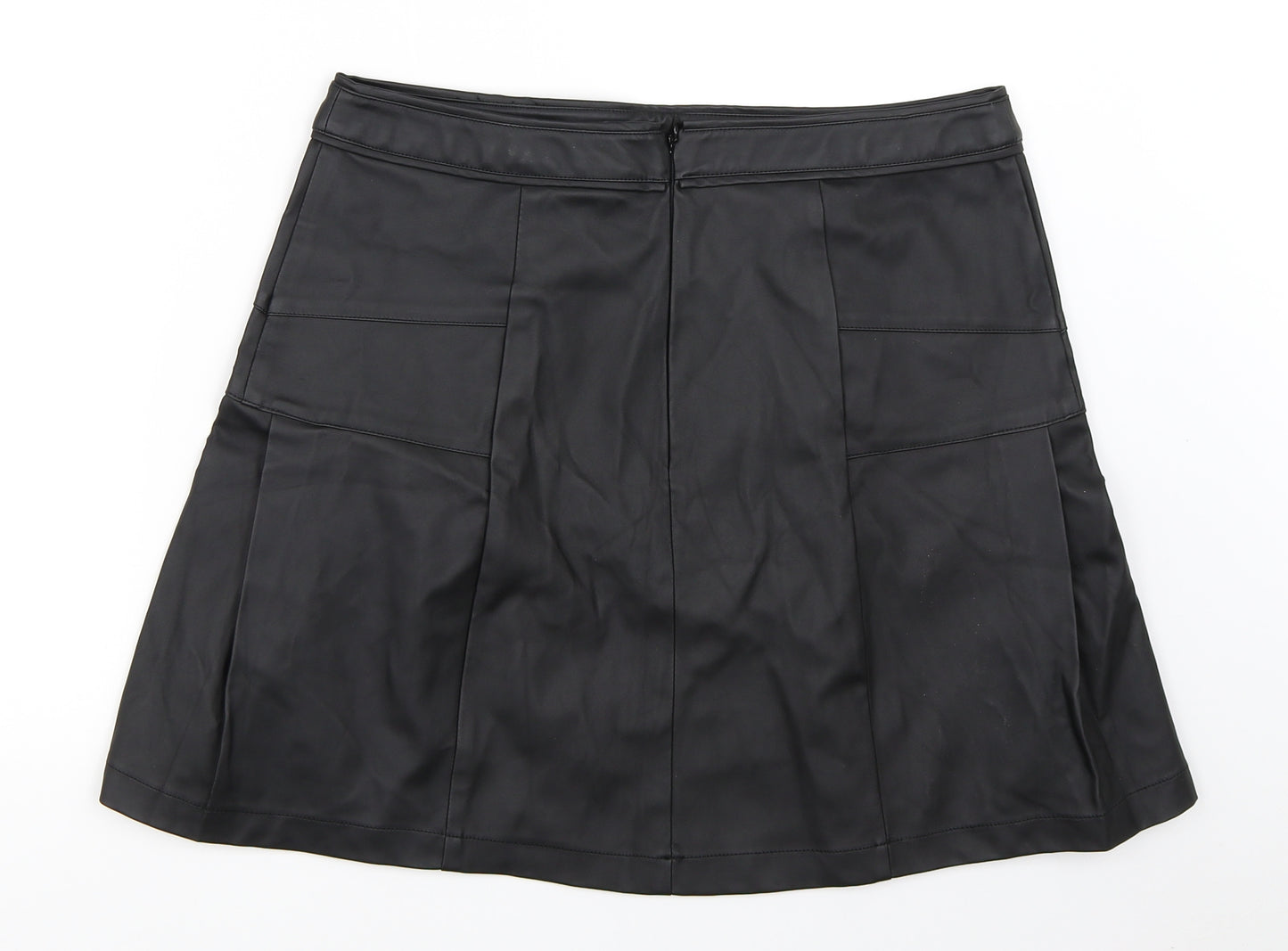 Oasis Womens Black   Flare Skirt Size 14
