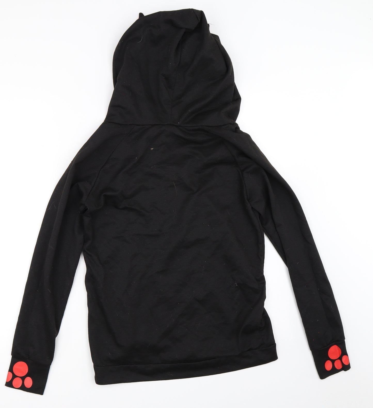 Preworn Womens Black   Full Zip Hoodie Size L  - cat