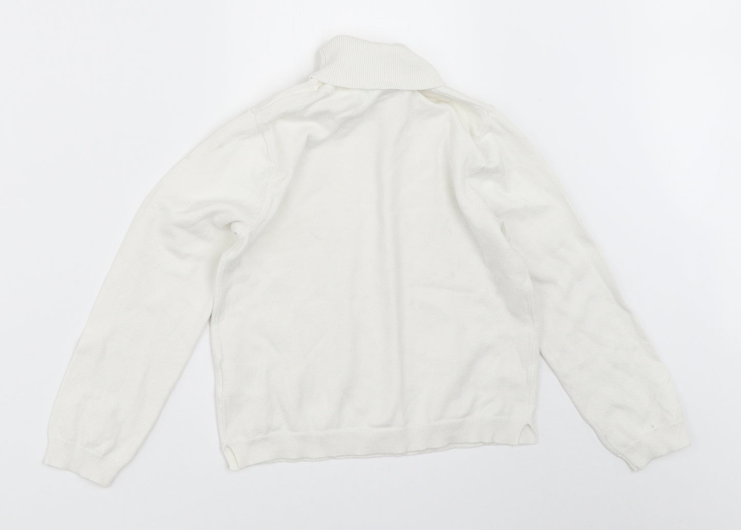 John Lewis Girls White   Pullover Jumper Size 6 Years