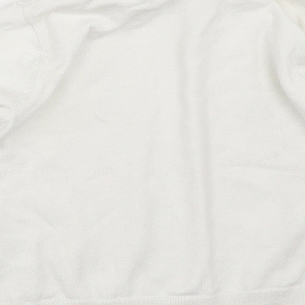 John Lewis Girls White   Pullover Jumper Size 6 Years