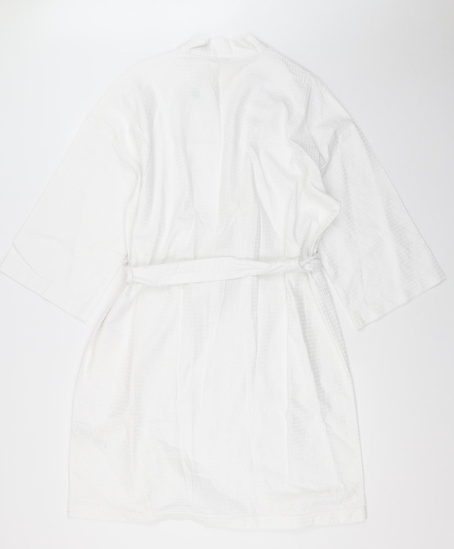 Marks and Spencer Womens White Solid  Top Robe Size 12