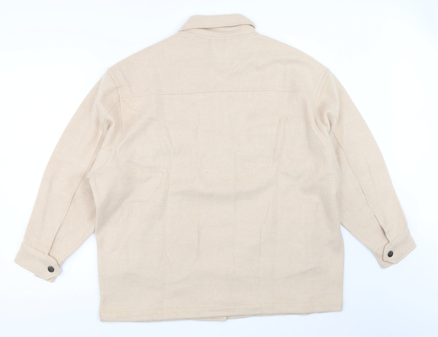 Rising Womens Beige   Jacket  Size L  - shacket