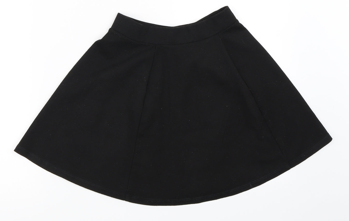 George Girls Black   Skater Skirt Size 7-8 Years
