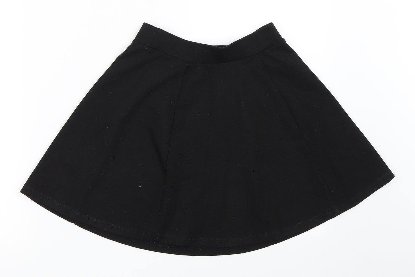 George Girls Black   Skater Skirt Size 7-8 Years