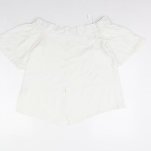 River Island Womens Ivory   Basic Blouse Size 10