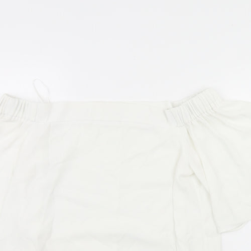 River Island Womens Ivory   Basic Blouse Size 10