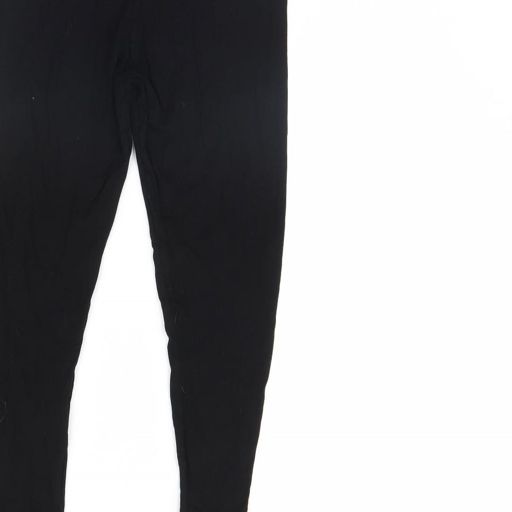 NEXT Womens Black   Capri Leggings Size 12 L28 in