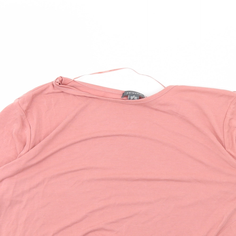 Primark Womens Pink   Basic T-Shirt Size M