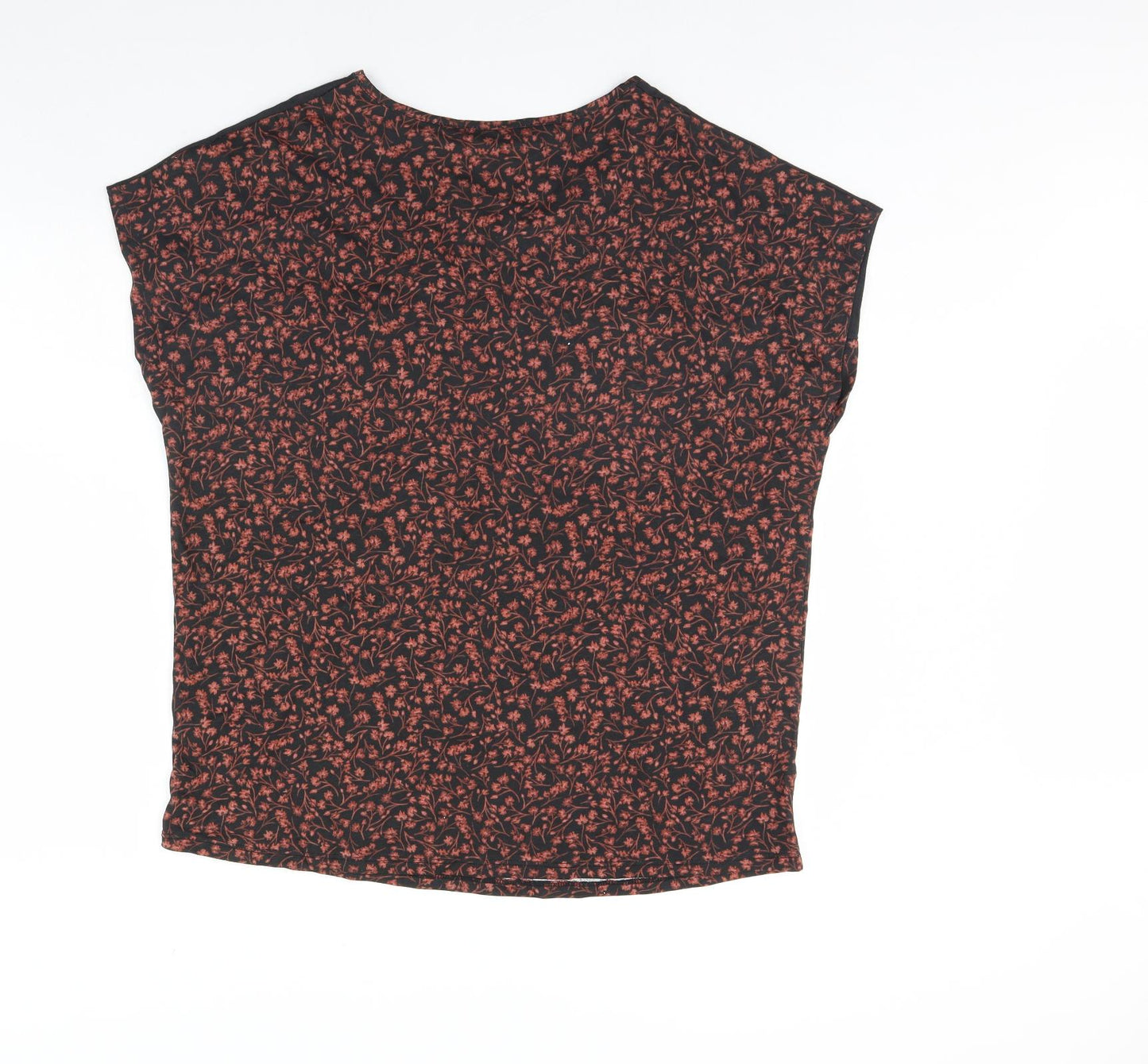 Capsule  Womens Blue Floral  Basic T-Shirt Size 16