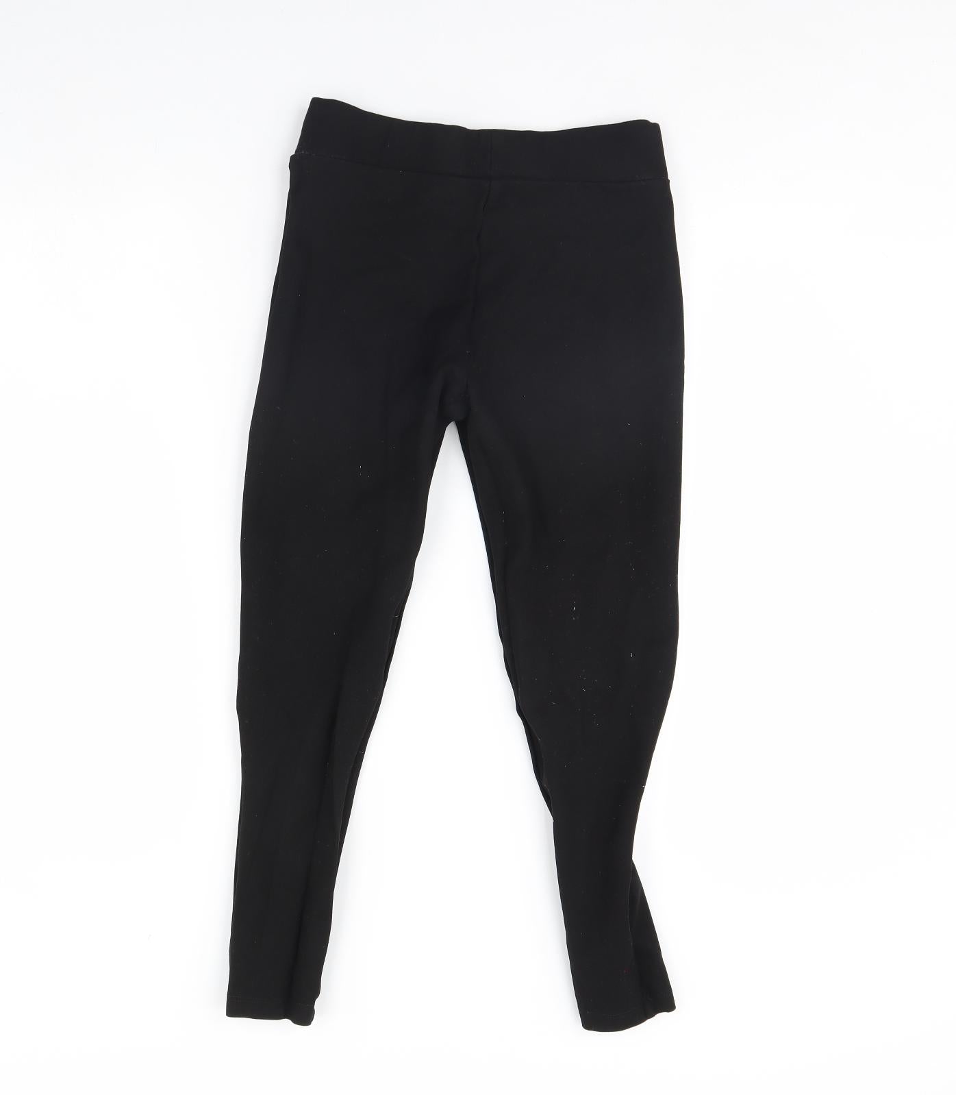 NEXT Womens Black   Capri Leggings Size 12 L27 in