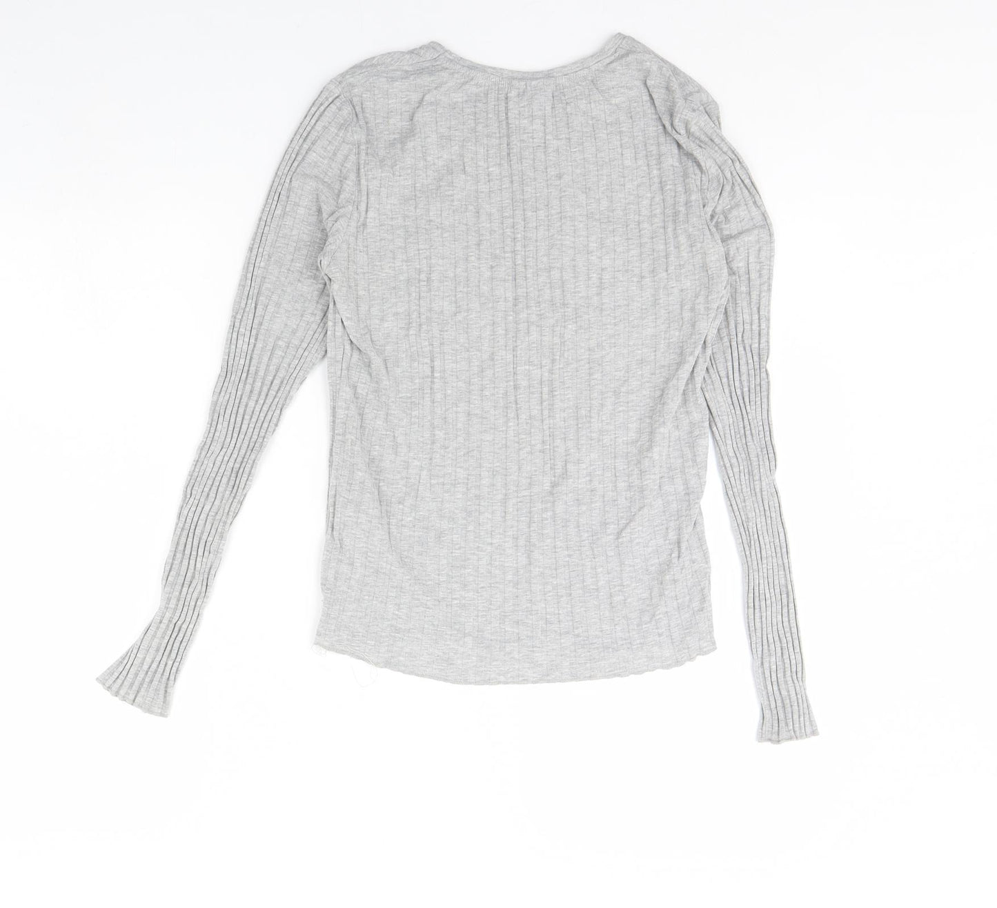 Topshop Womens Grey   Basic Blouse Size 14