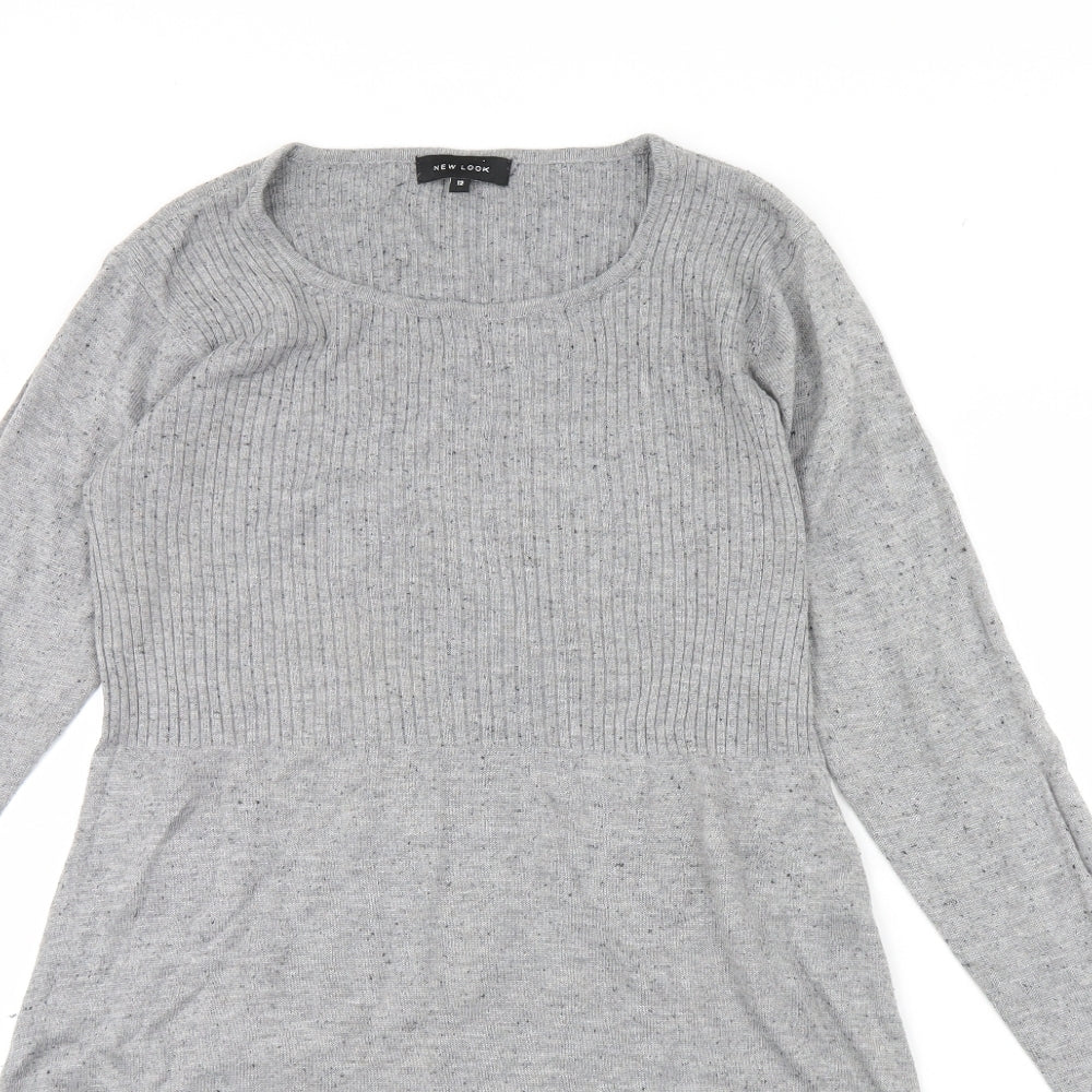 New Look Womens Grey   Jumper Dress  Size 12