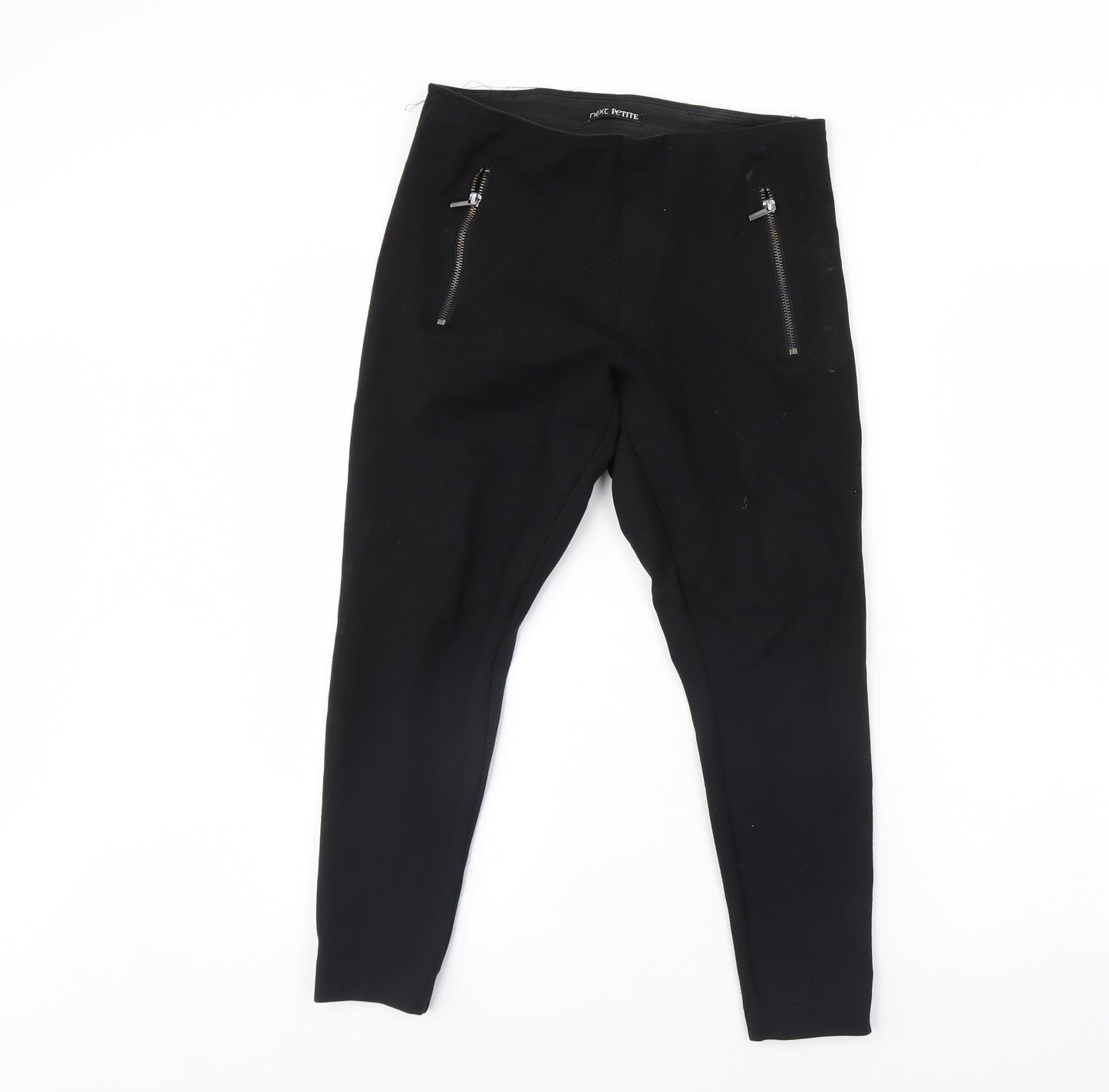 NEXT Womens Black   Cropped Leggings Size 12 L23 in