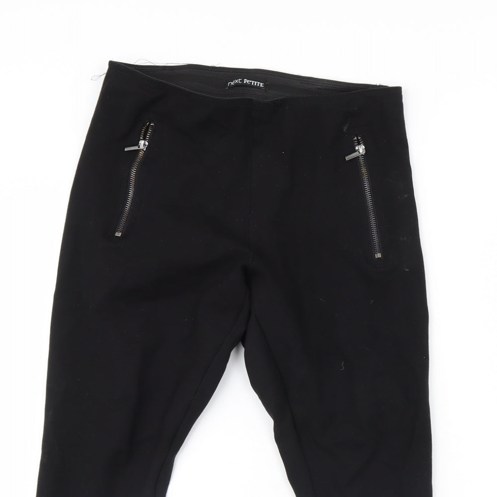 NEXT Womens Black   Cropped Leggings Size 12 L23 in