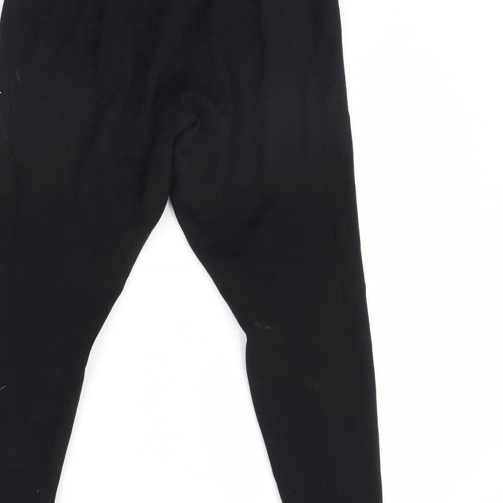 NEXT Womens Black   Cropped Leggings Size 12 L23 in