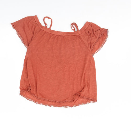 NEXT Womens Orange   Basic Blouse Size 12