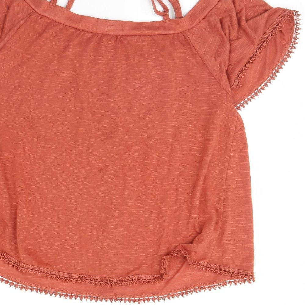 NEXT Womens Orange   Basic Blouse Size 12