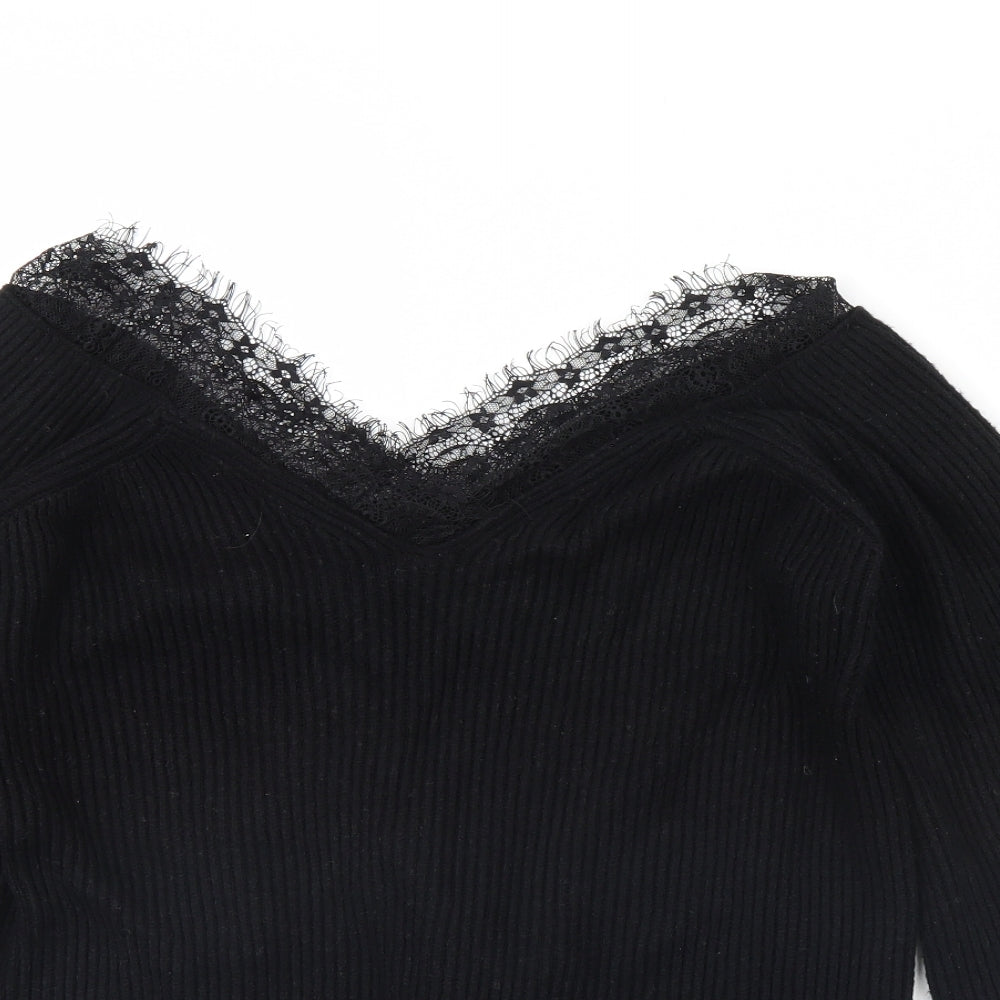 NEXT Womens Black   Pullover Jumper Size 14