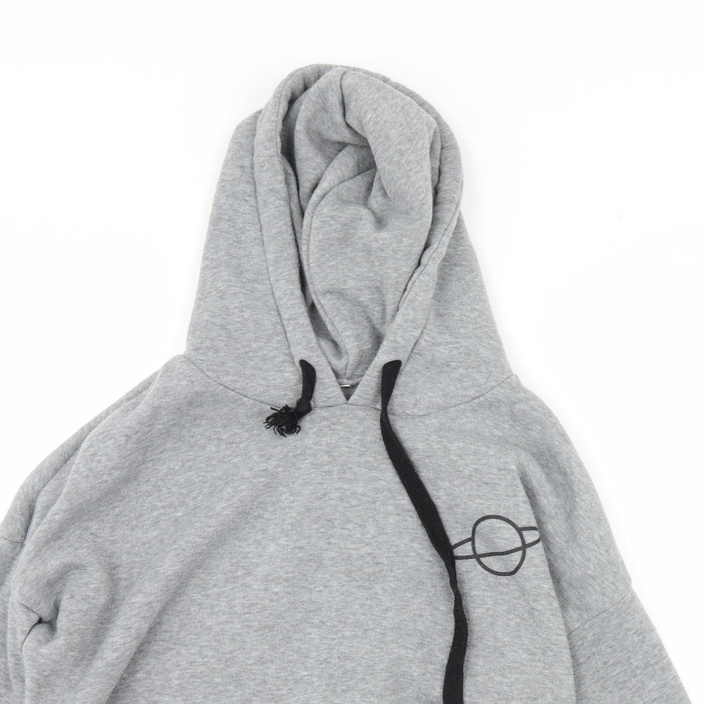 Preworn Womens Grey   Pullover Hoodie Size L  - PLANET