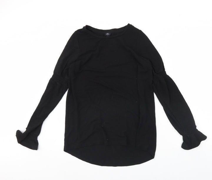 River Island Womens Black Pullover Jumper Size 10