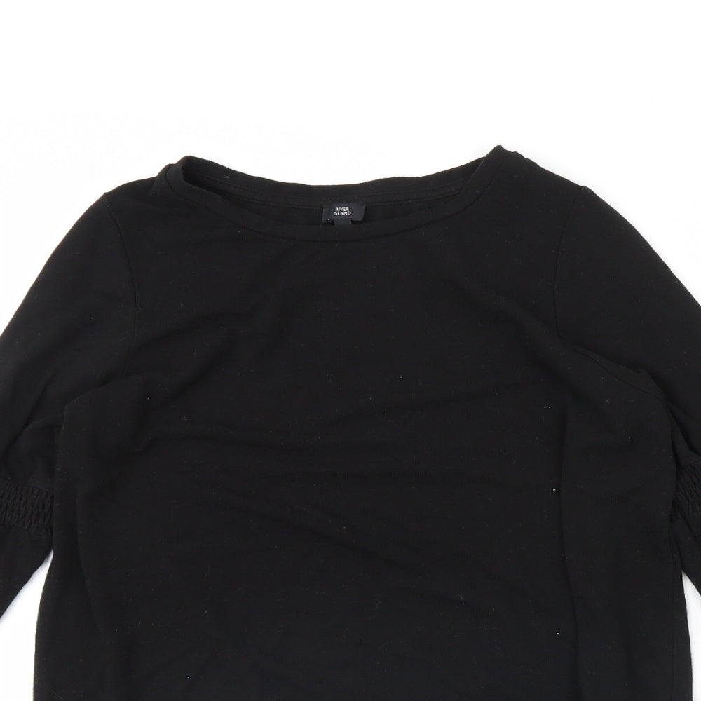 River Island Womens Black   Pullover Jumper Size 10
