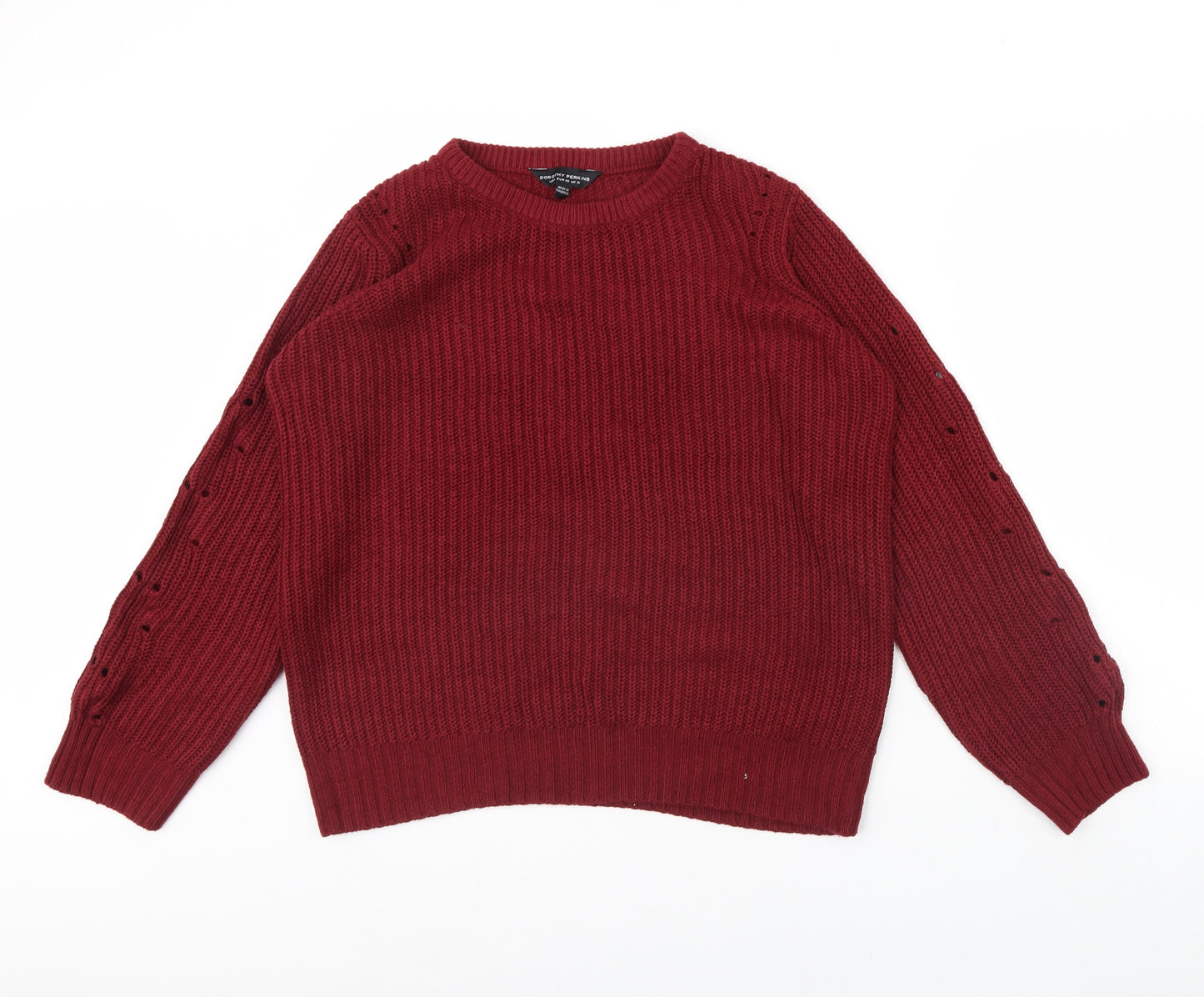 Dorothy Perkins Womens Red   Pullover Jumper Size 12