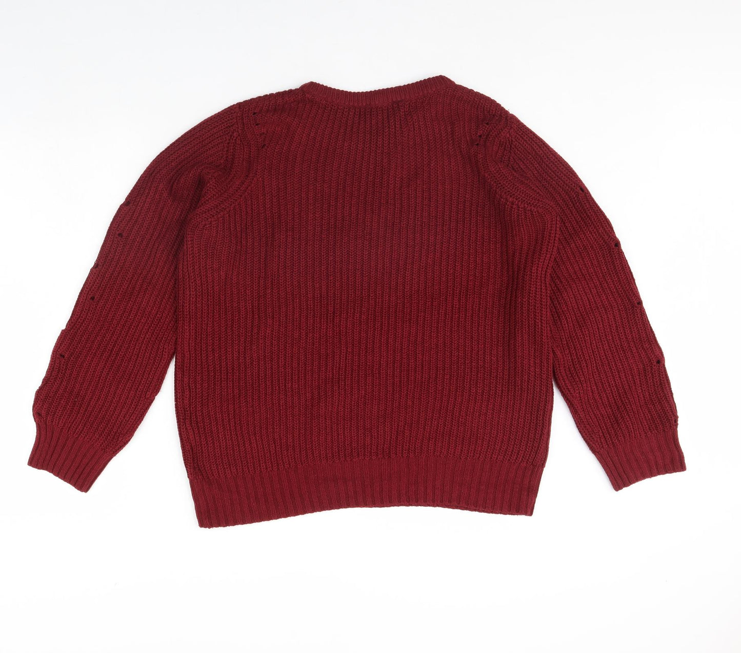 Dorothy Perkins Womens Red   Pullover Jumper Size 12
