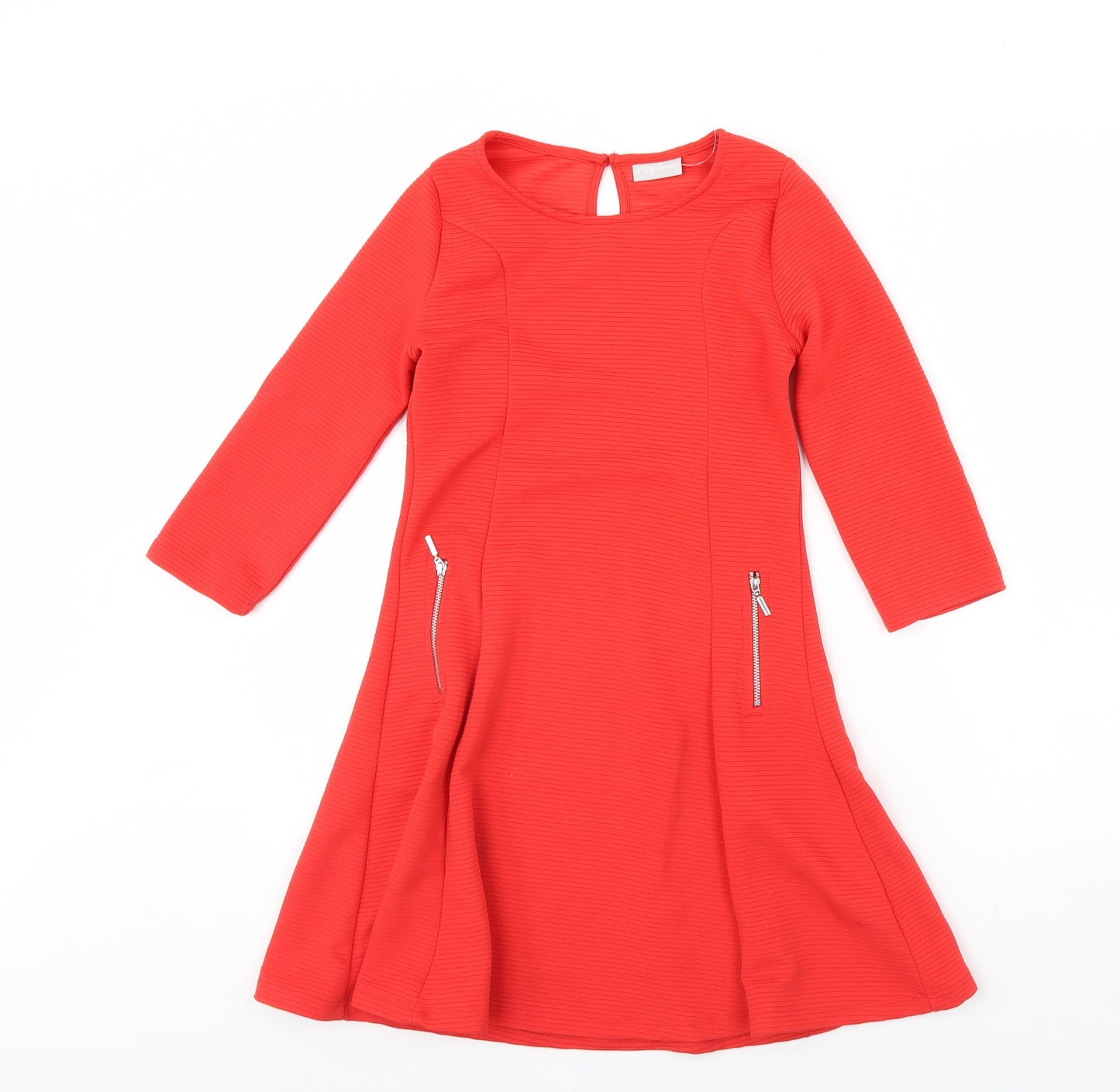 I Love Girls Wear Girls Red   Fit & Flare  Size 11 Years