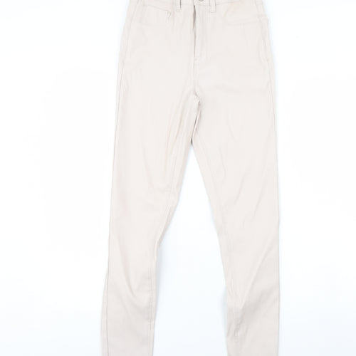 Denim & Co. Womens Pink   Capri Leggings Size 8 L29 in
