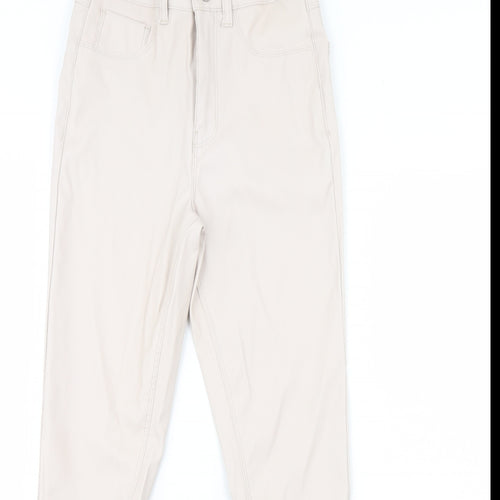 Denim & Co. Womens Pink   Capri Leggings Size 8 L29 in