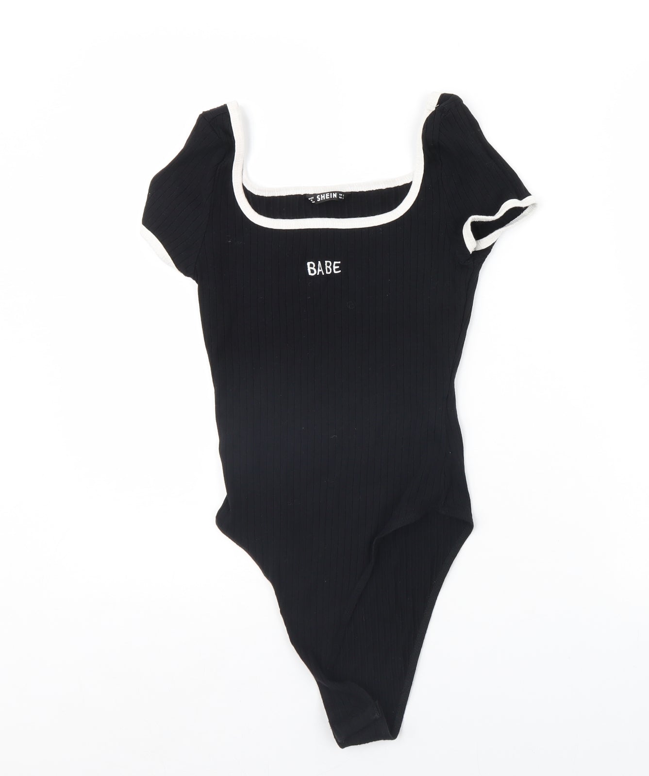 SheIn Womens Black   Bodysuit One-Piece Size S