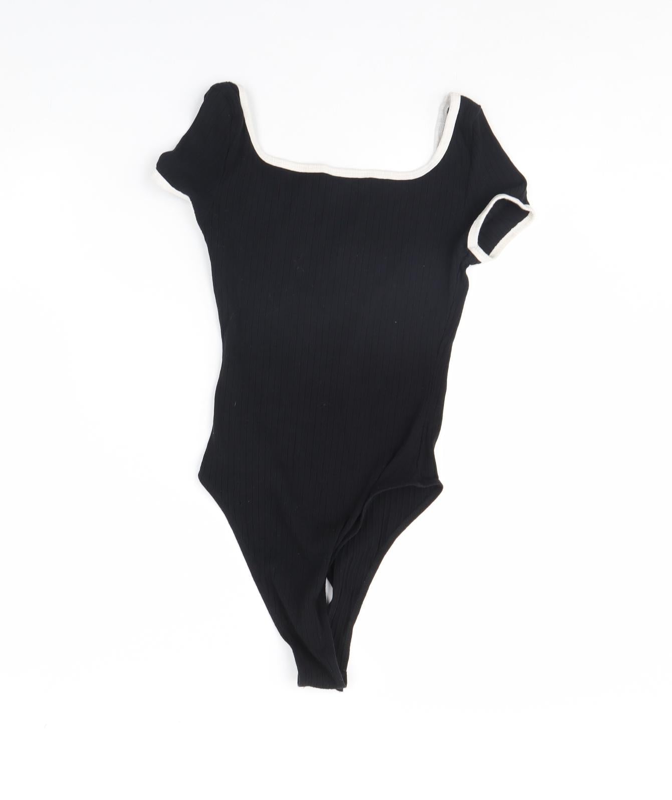 SheIn Womens Black   Bodysuit One-Piece Size S
