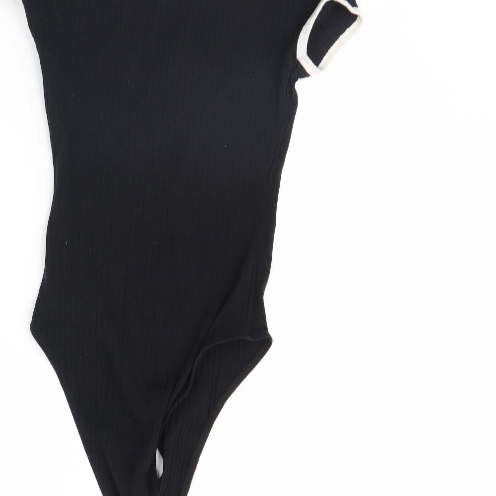 SheIn Womens Black   Bodysuit One-Piece Size S