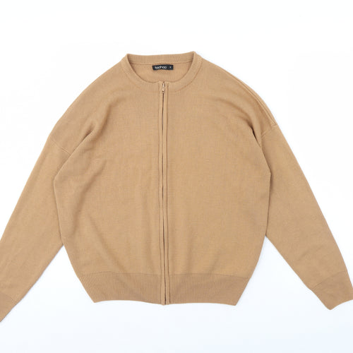 Boohoo Womens Brown   Jacket  Size S