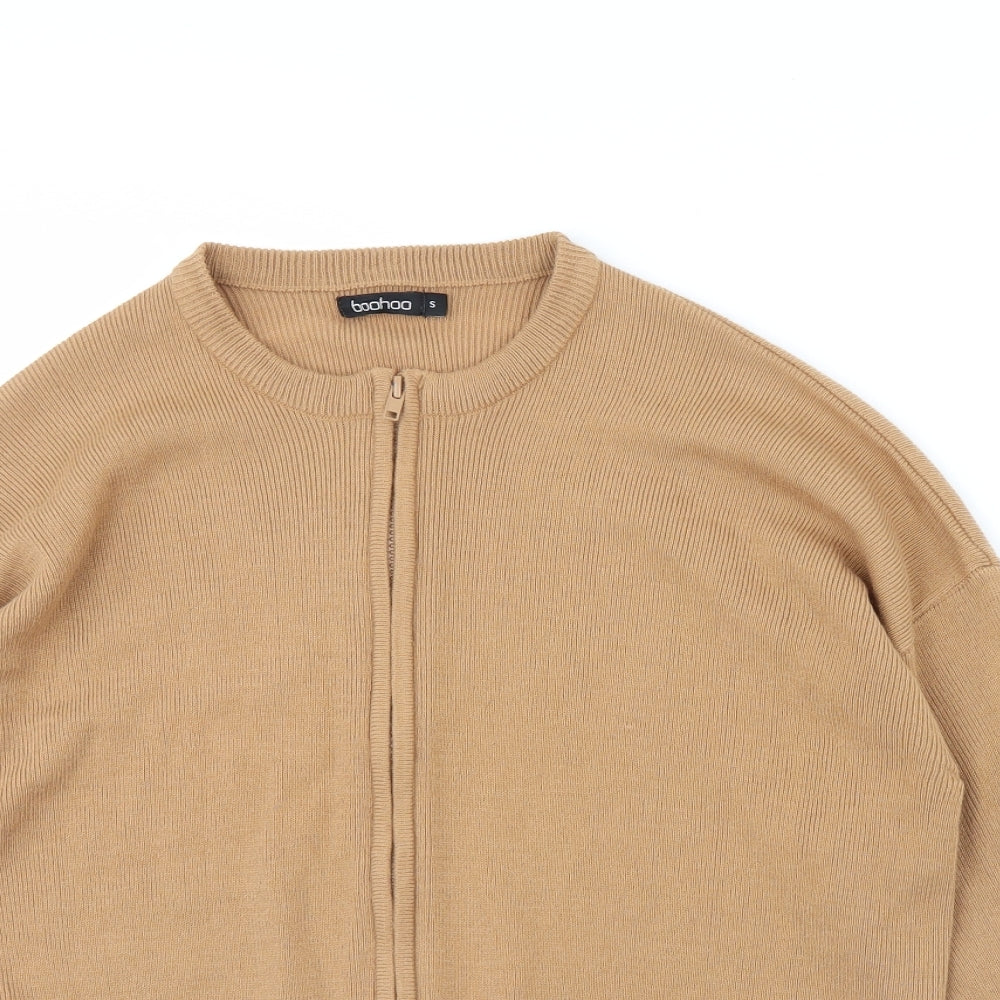 Boohoo Womens Brown   Jacket  Size S