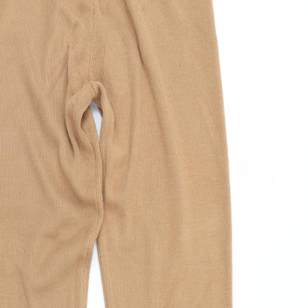 Boohoo Womens Brown   Jogger Trousers Size S L29 in