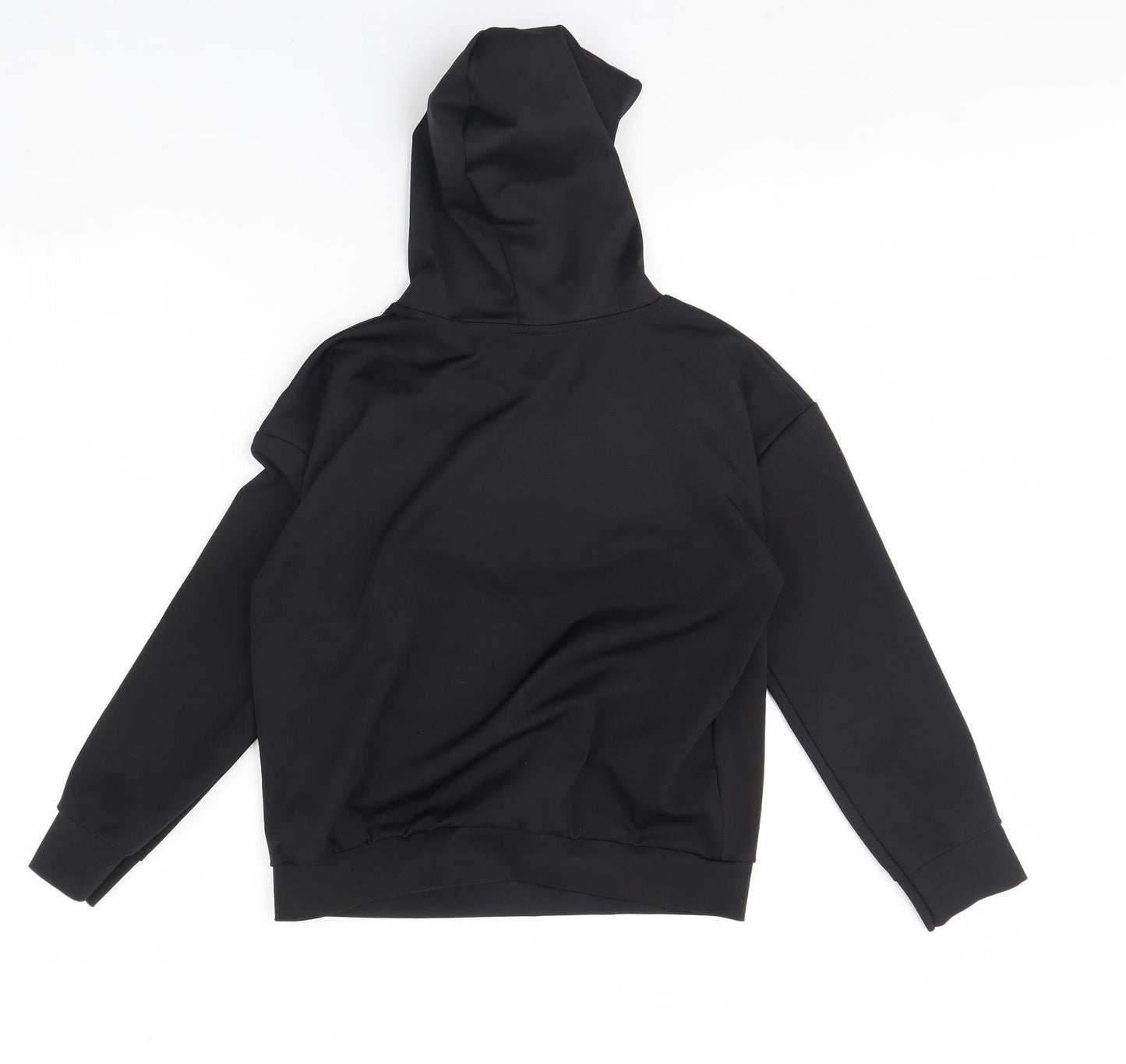 Primark Girls Black   Pullover Hoodie Size 11 Years  - Girl Power