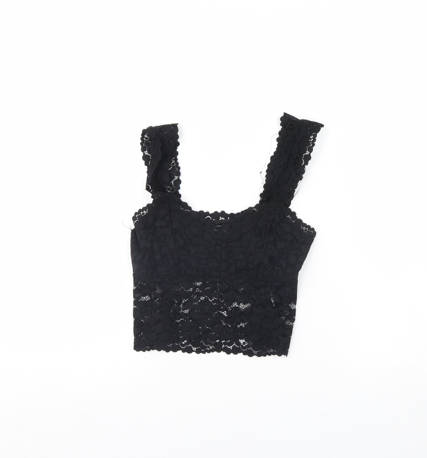 Primark Womens Black   Cropped Tank Size XS