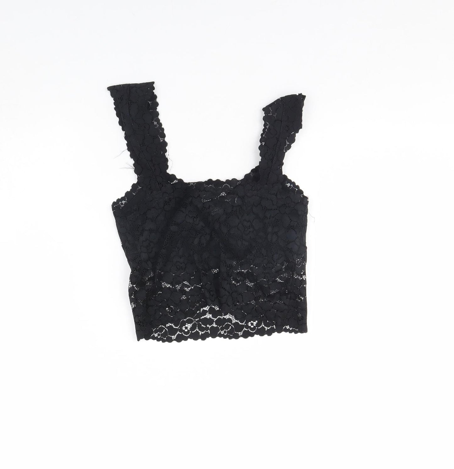 Primark Womens Black   Cropped Tank Size XS