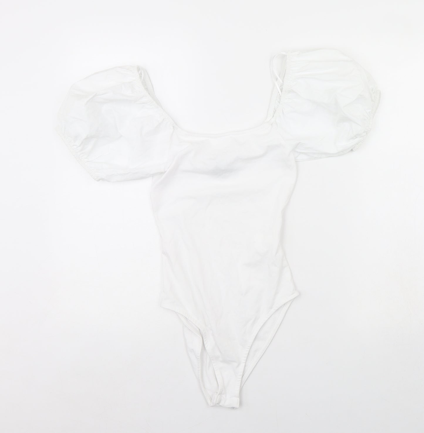 Primark Womens White   Bodysuit One-Piece Size XS