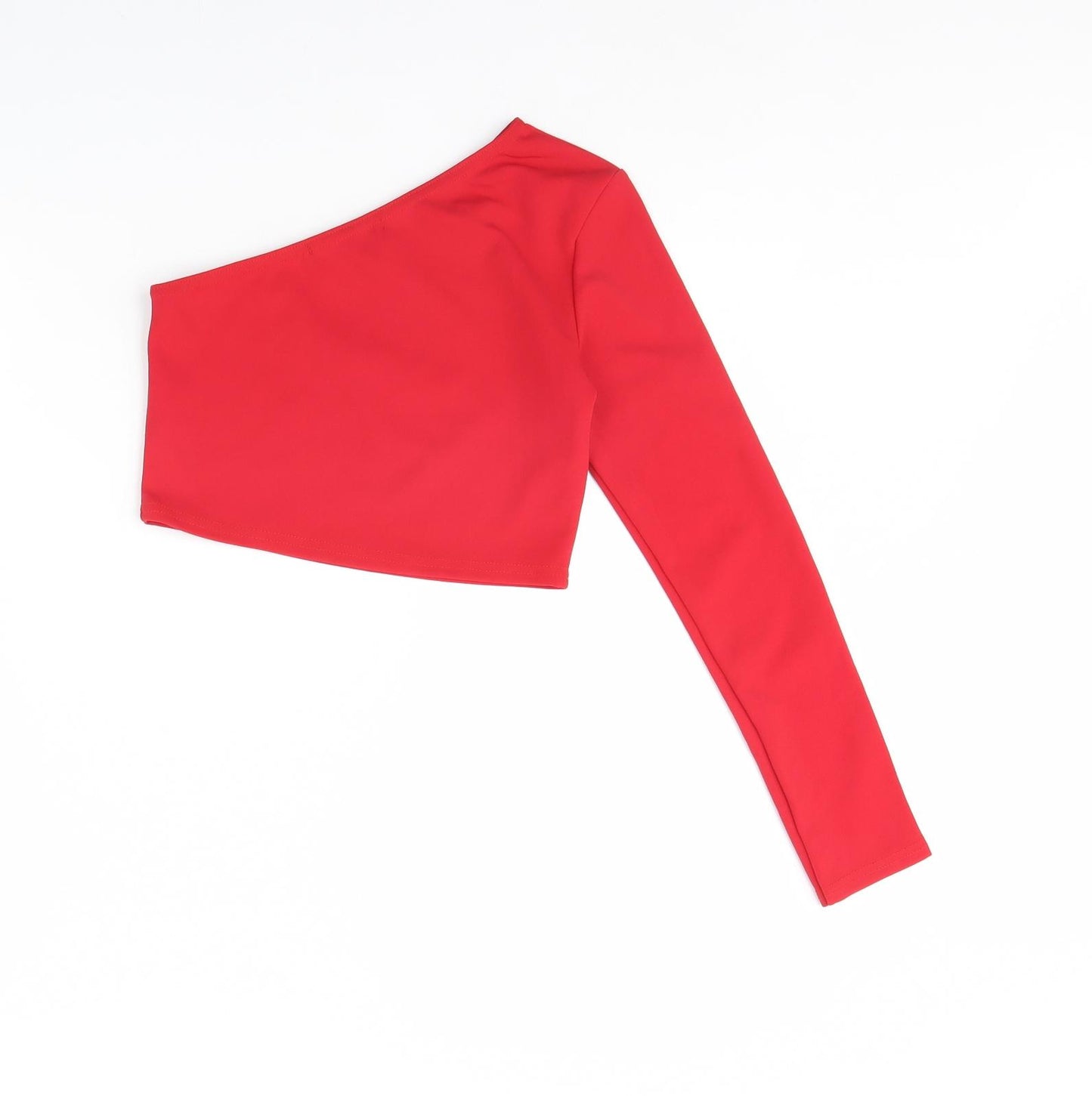 Misspap Womens Red   Basic Blouse Size S