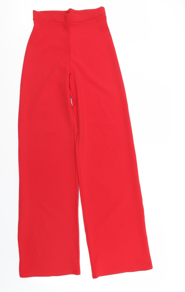 Misspap Womens Red   Trousers  Size S L35 in